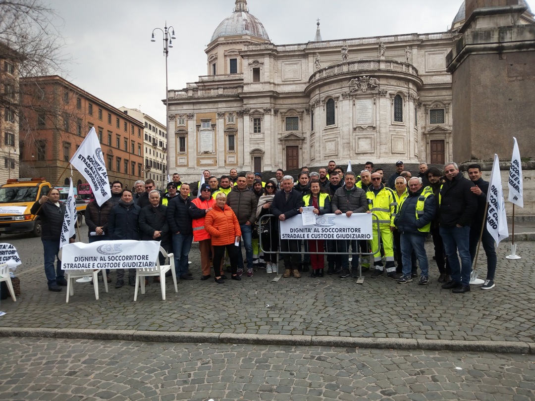 ancsa foto maniufastazione a Roma 19 febbraio 2019