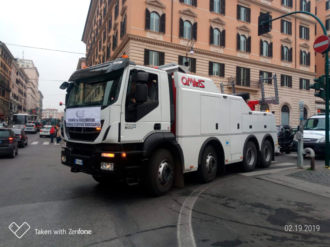 ancsa foto maniufastazione a Roma 19 febbraio 2019