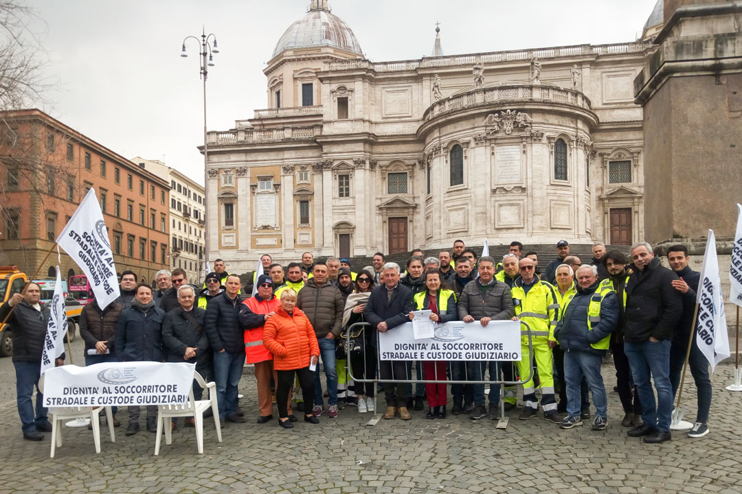 ancsa foto maniufastazione a Roma 19 febbraio 2019
